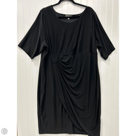 Dress Work By Dressbarn In Black, Size: 2x