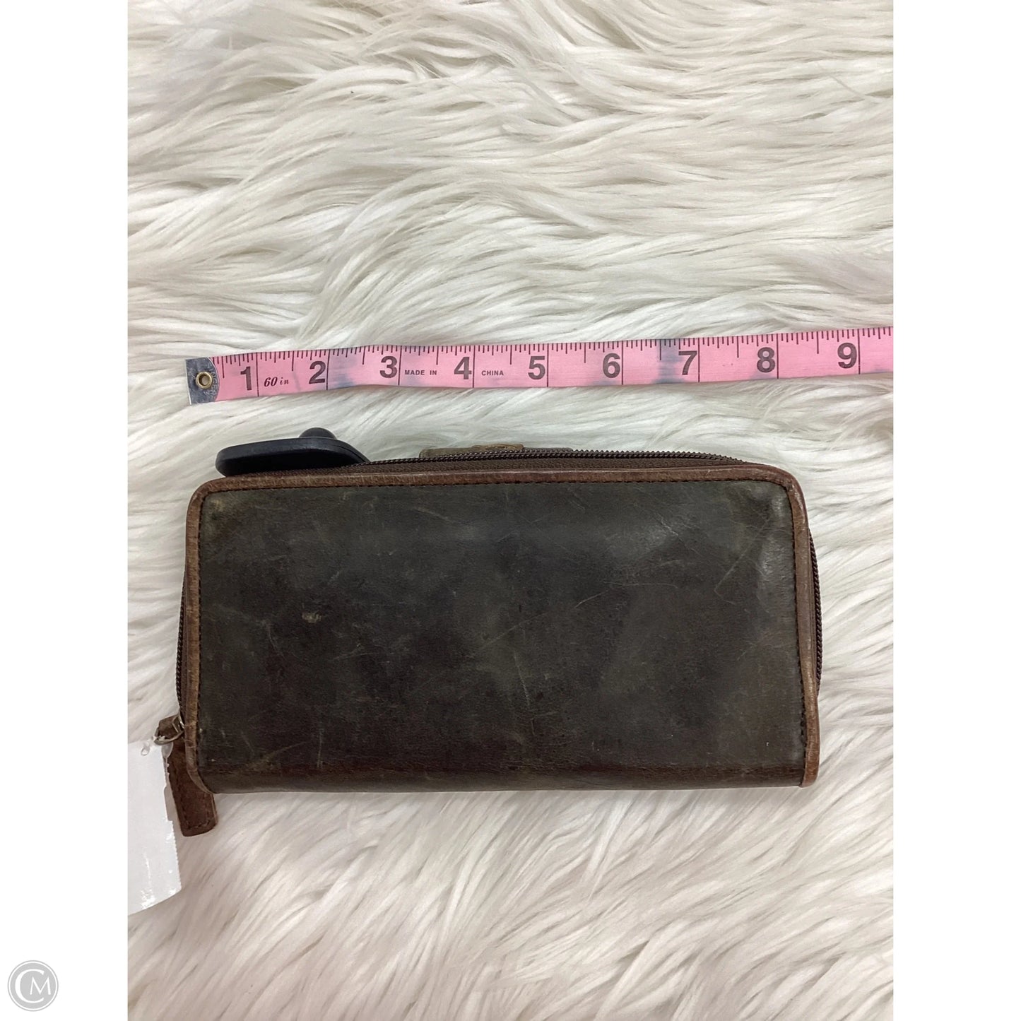 Wallet Leather By Myra, Size: Large