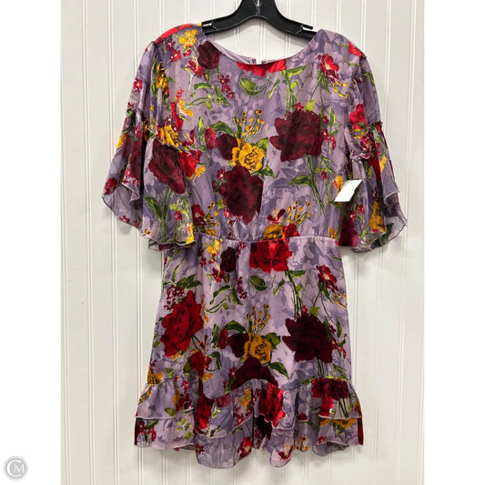 Dress Designer By Alice + Olivia In Floral Print, Size: 8