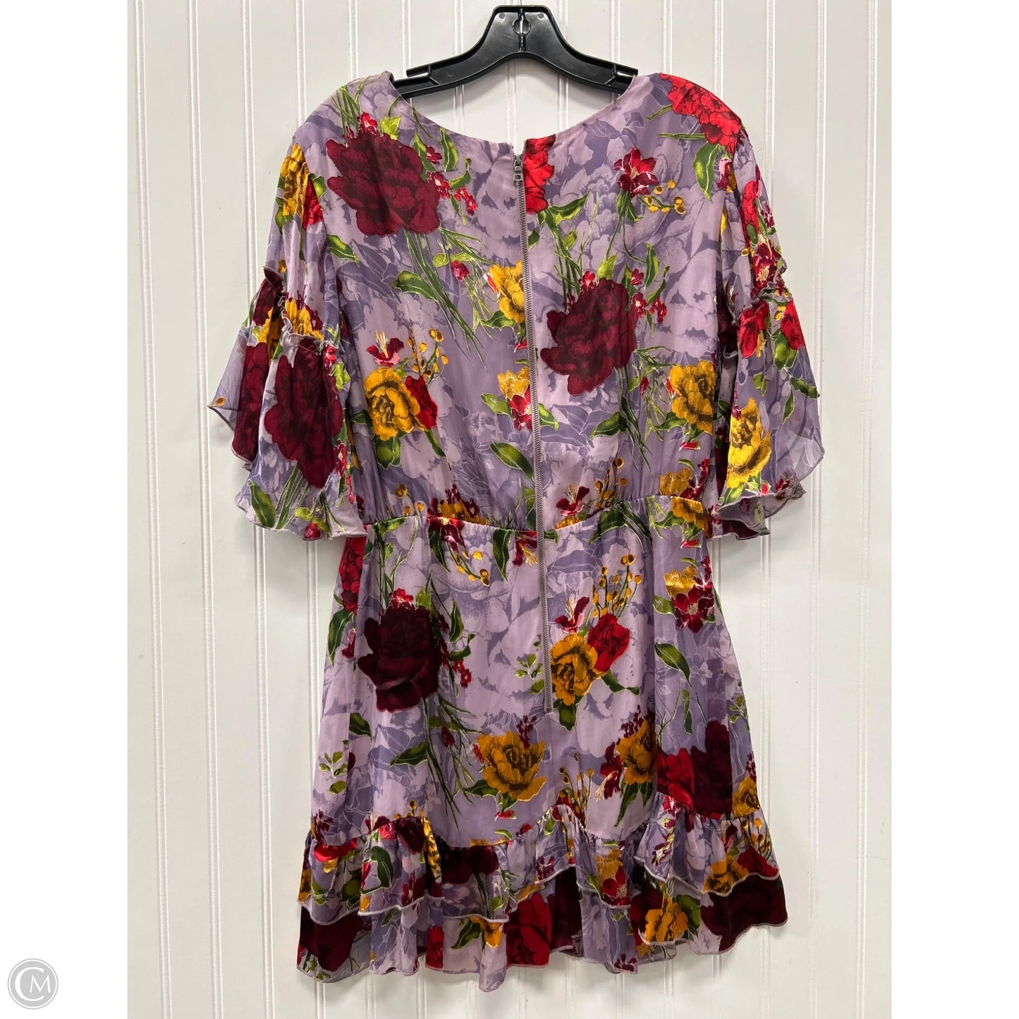Dress Designer By Alice + Olivia In Floral Print, Size: 8