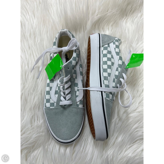 Shoes Sneakers By Vans In Green, Size: 6.5