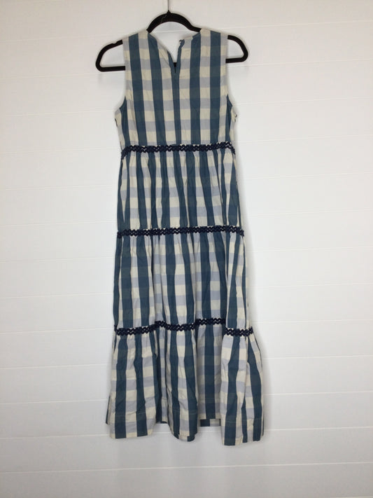 Blue & White Dress Casual Maxi Madewell, Size S