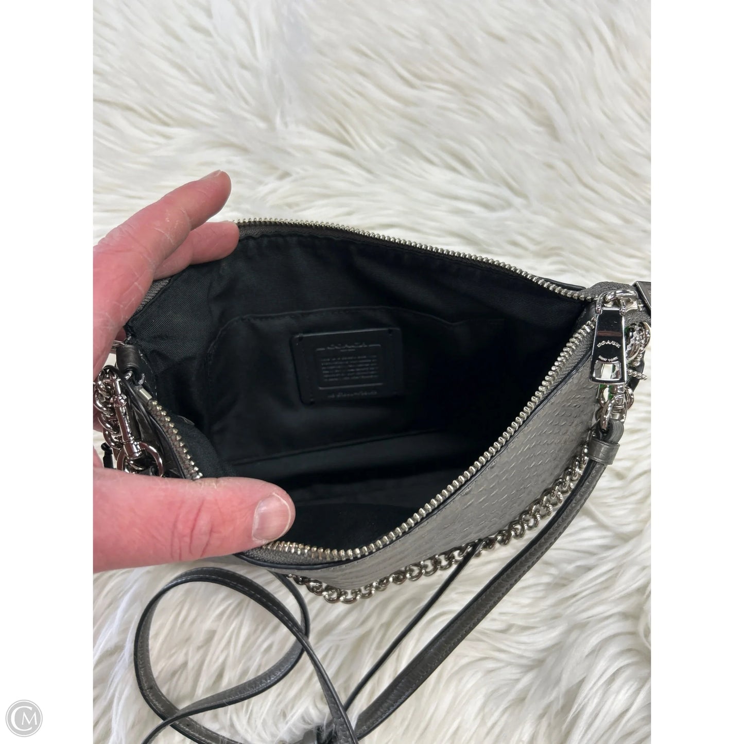 Crossbody Designer By Coach, Size: Small