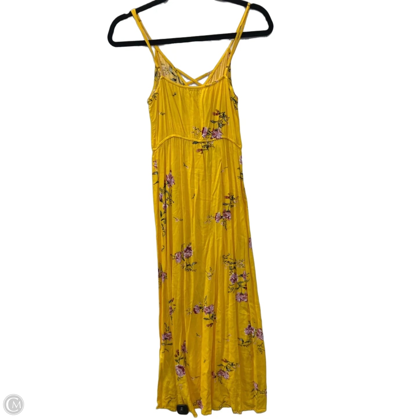 Dress Casual Maxi By Cmc In Yellow, Size: S