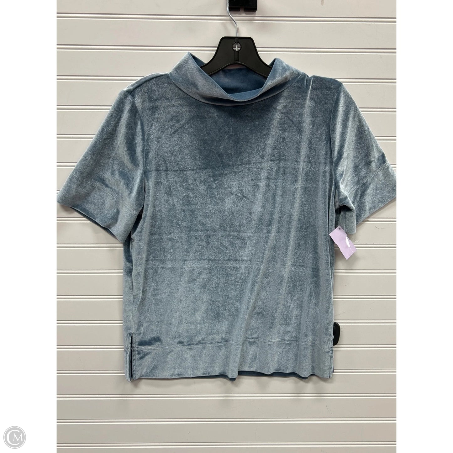 Top Short Sleeve By Anthropologie In Blue, Size: S