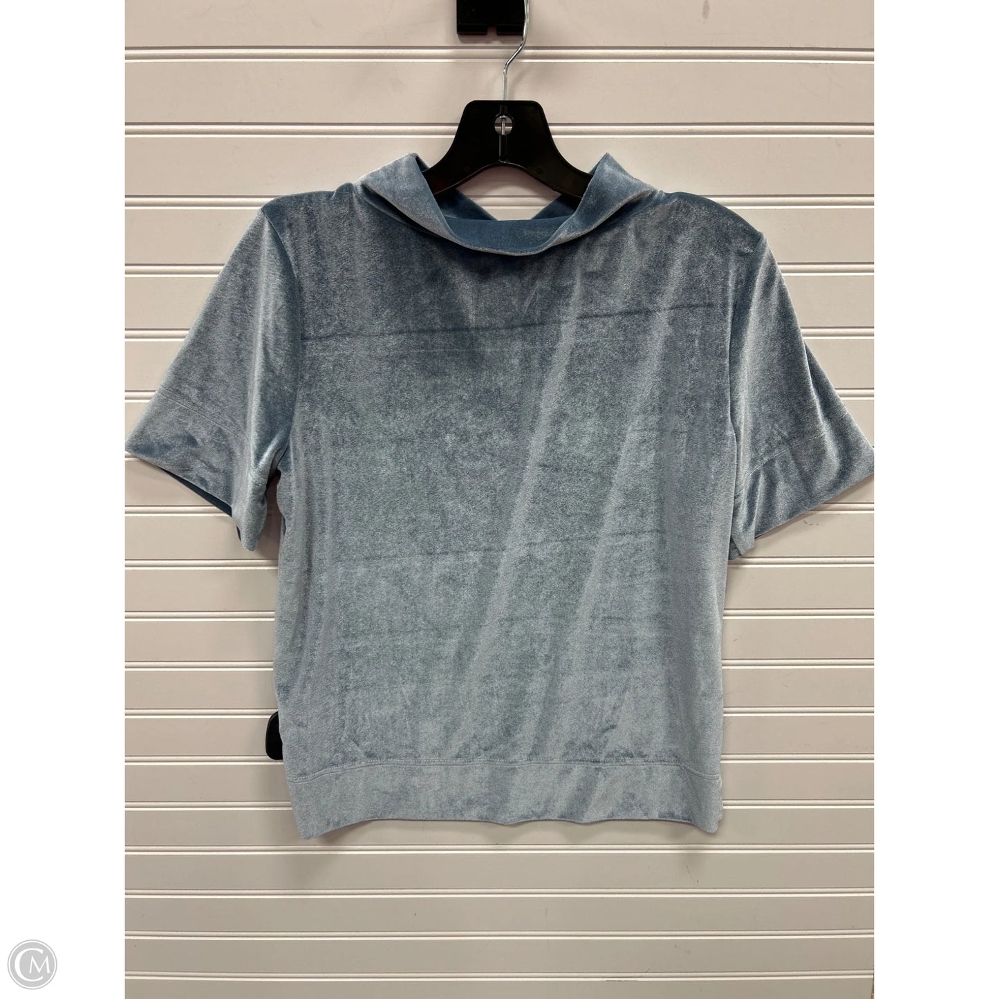 Top Short Sleeve By Anthropologie In Blue, Size: S