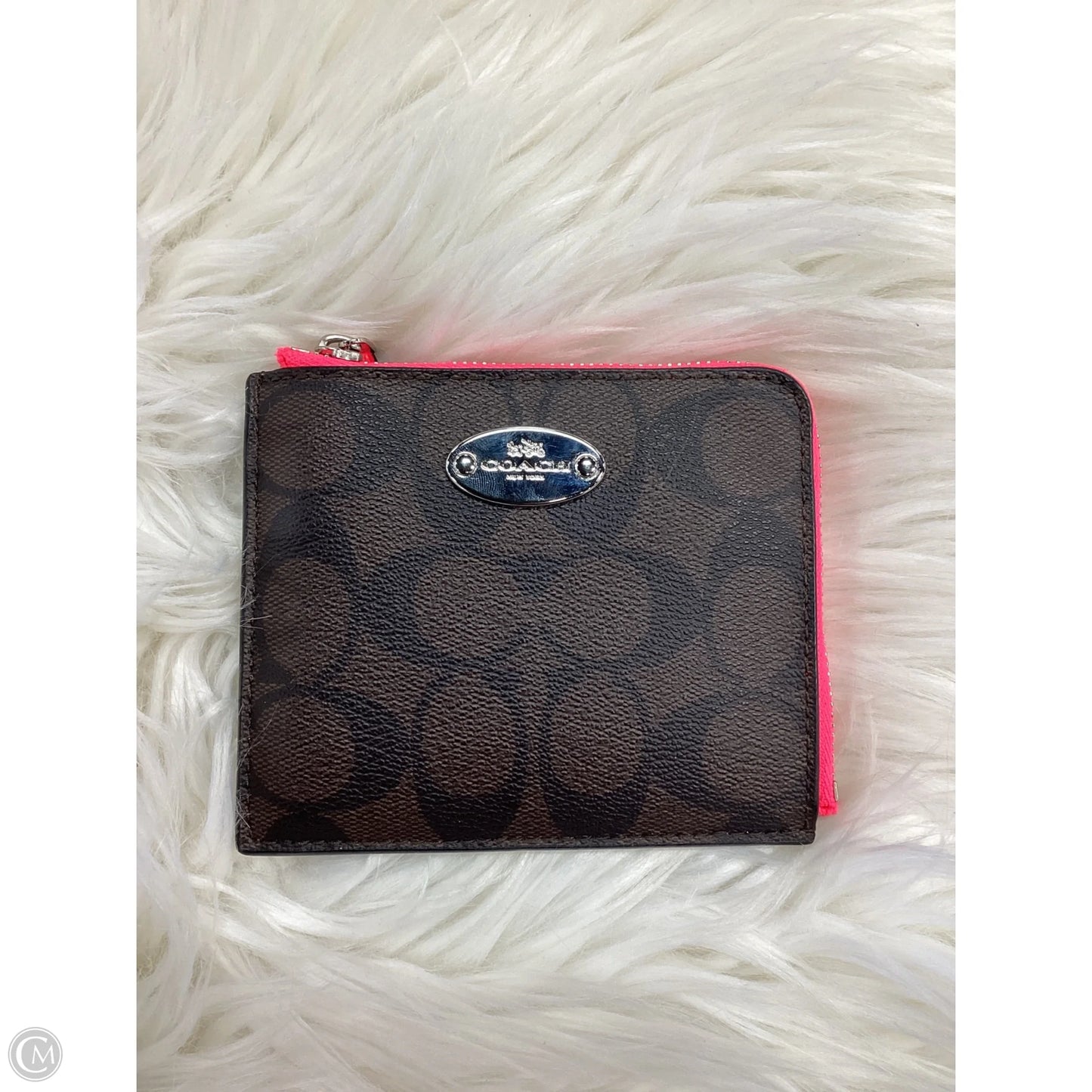 Coin Purse Designer By Coach, Size: Small