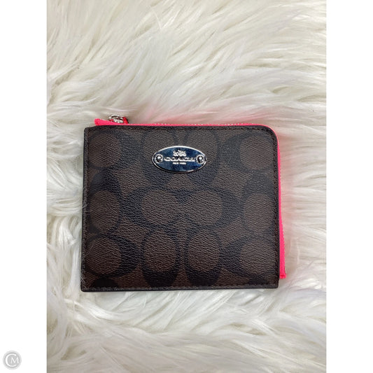 Coin Purse Designer By Coach, Size: Small