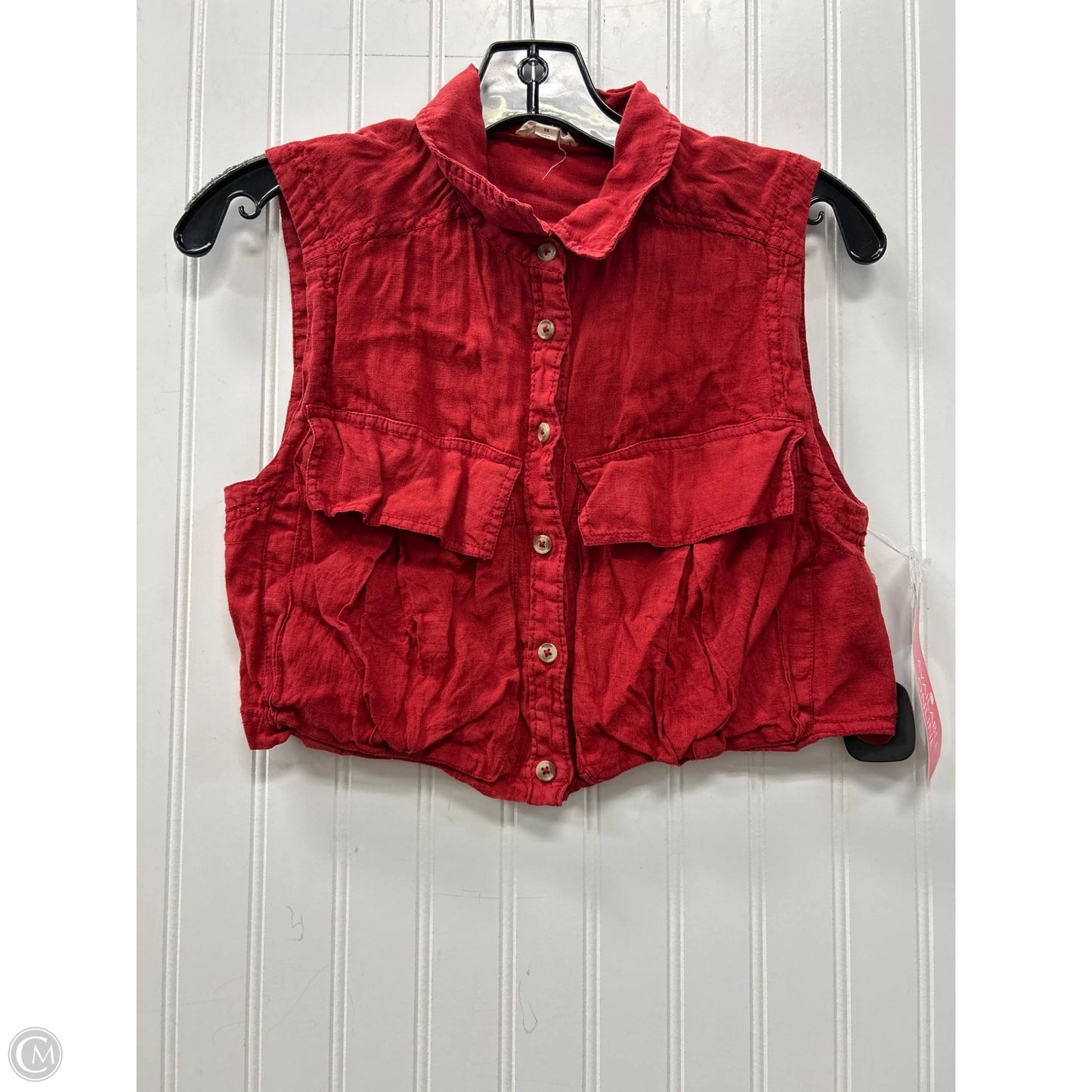 Top Sleeveless By Pilcro In Red, Size: Xs