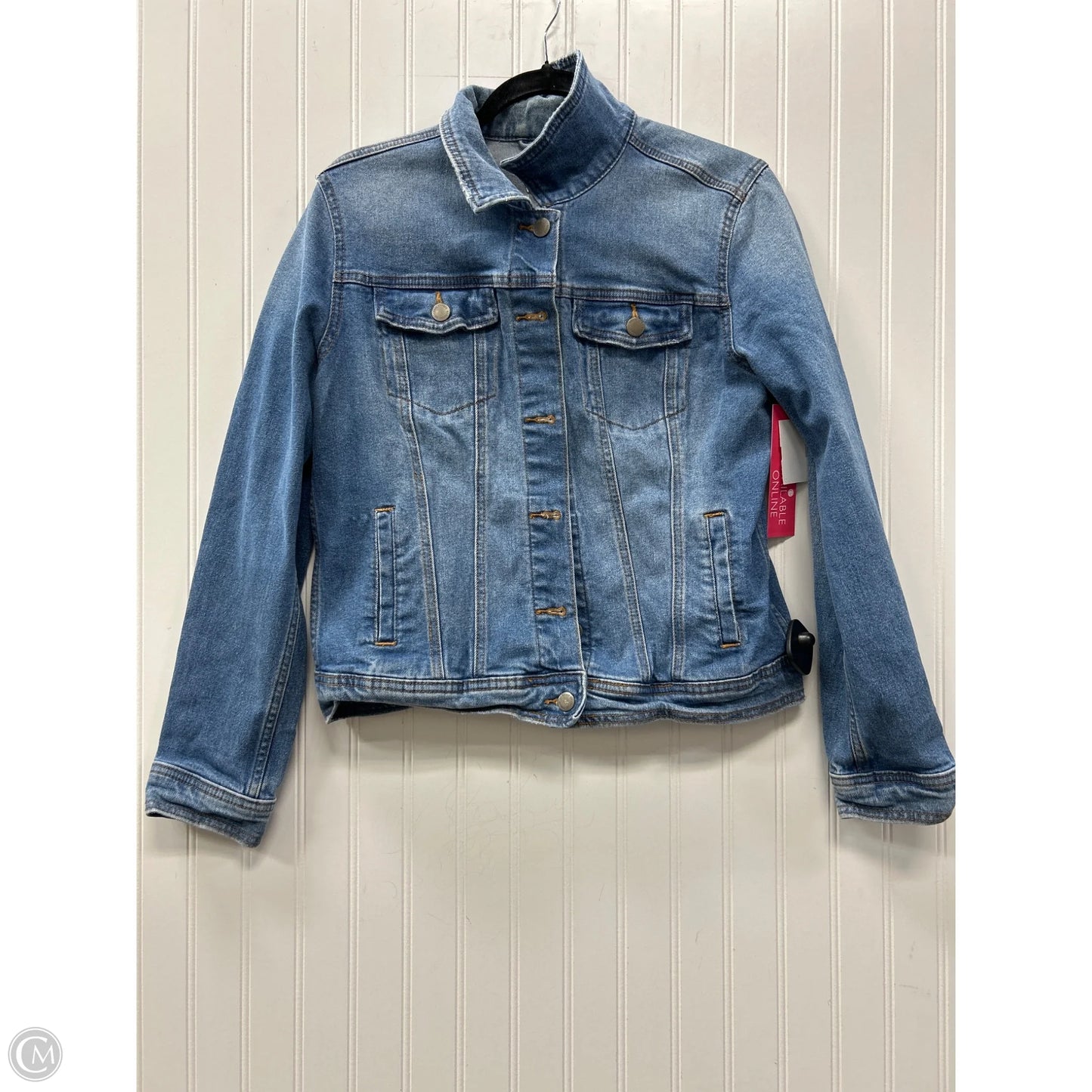 Jacket Denim By Universal Thread In Blue Denim, Size: M