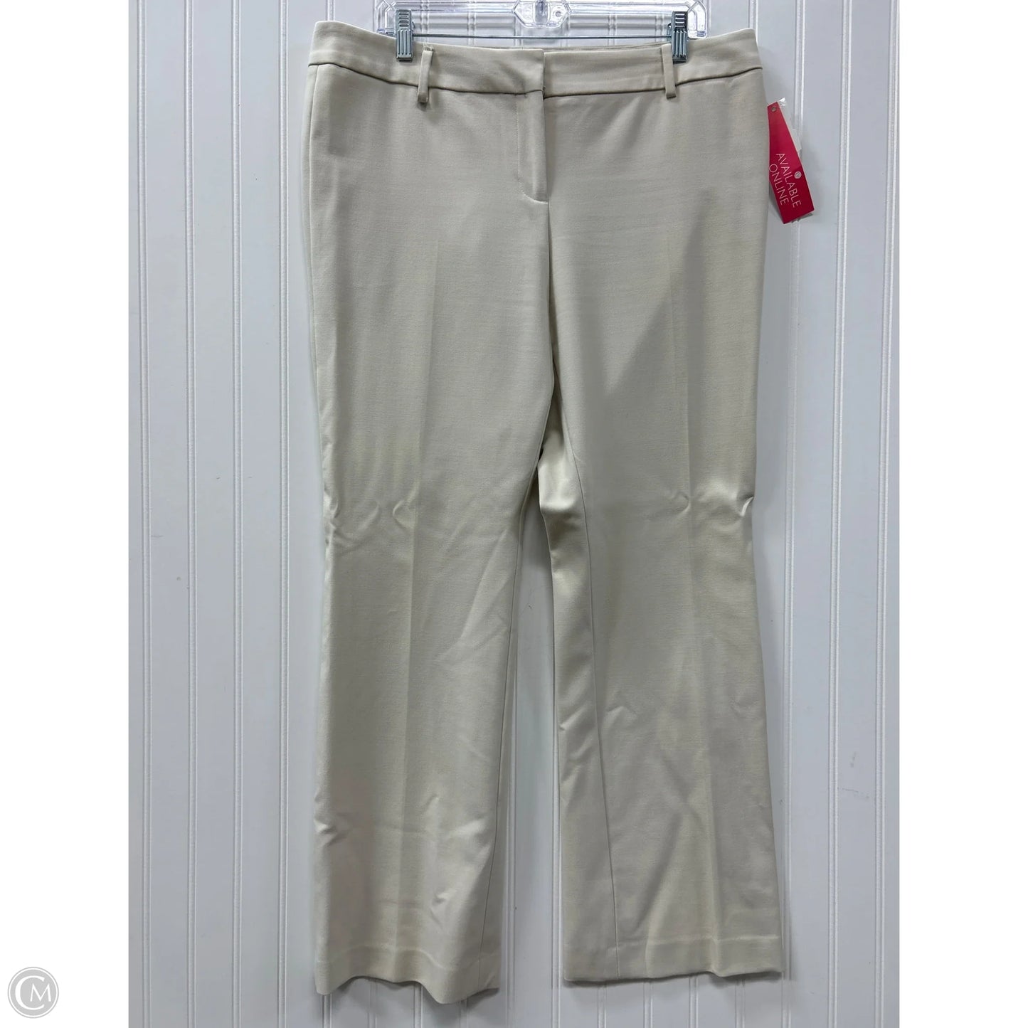 Pants Dress By Talbots In Cream, Size: 14