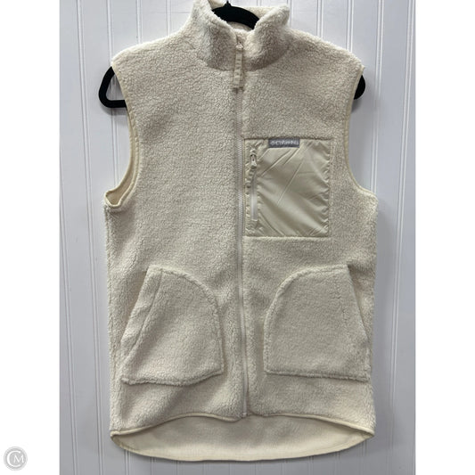 Vest Faux Fur & Sherpa By Columbia In Cream, Size: S