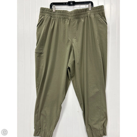 Athletic Pants By Columbia In Green, Size: 2x