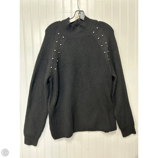 Sweater By Liz Claiborne In Black, Size: 1x