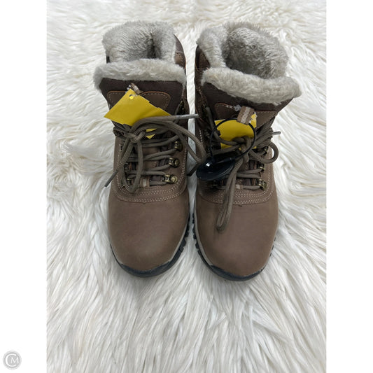 Boots Ankle Flats By Cmc In Brown, Size: 8
