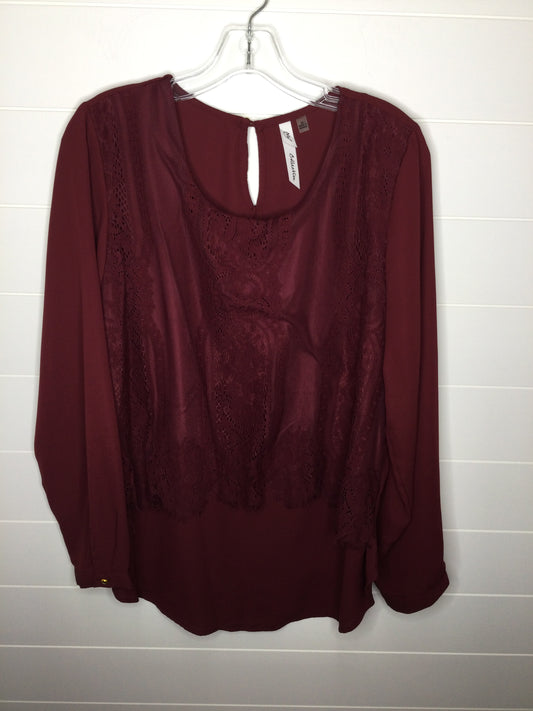 Top Long Sleeve By Ny Collection  Size: Xl