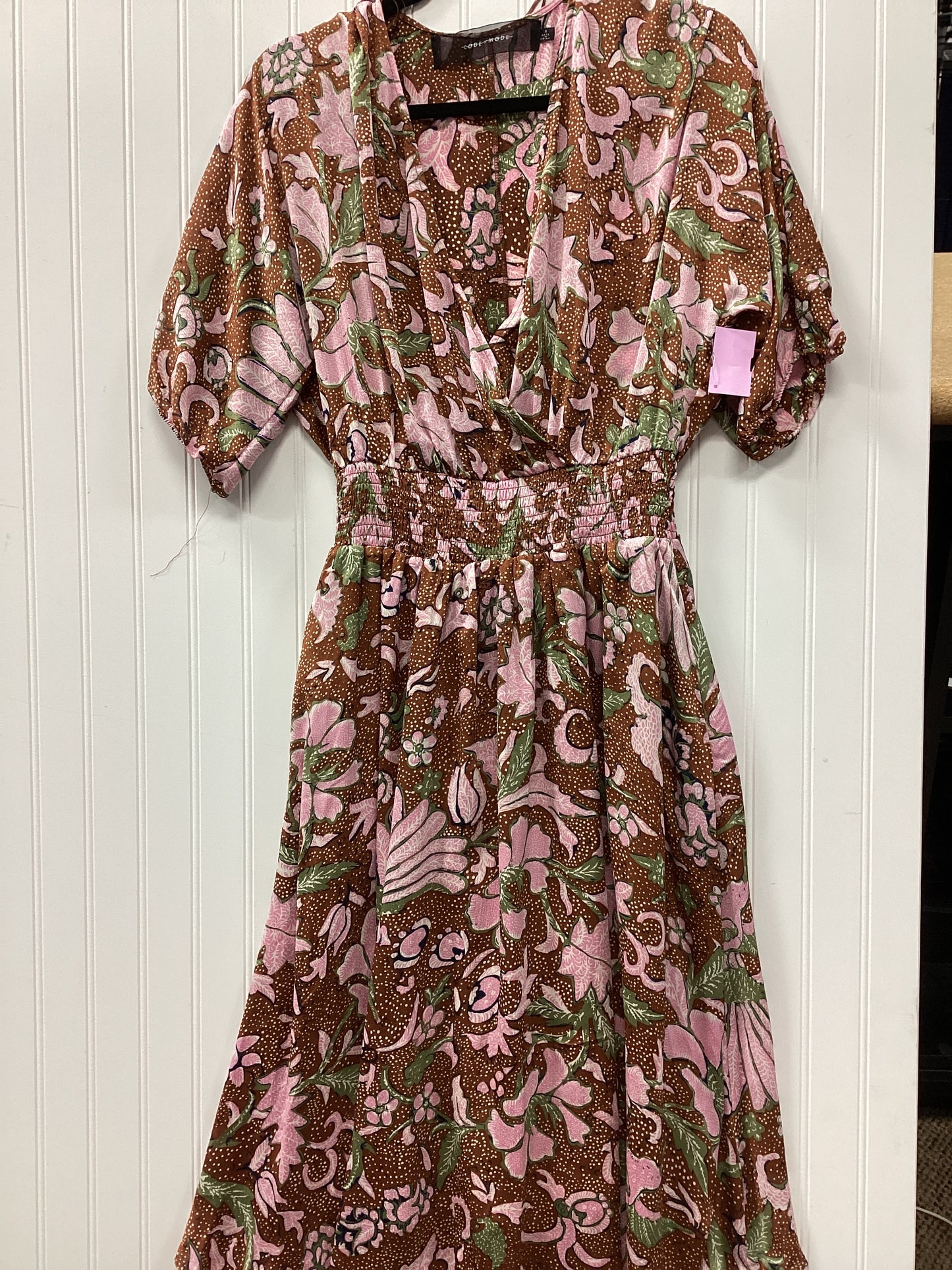 Dress Casual Maxi By Cmc In Brown, Size:S