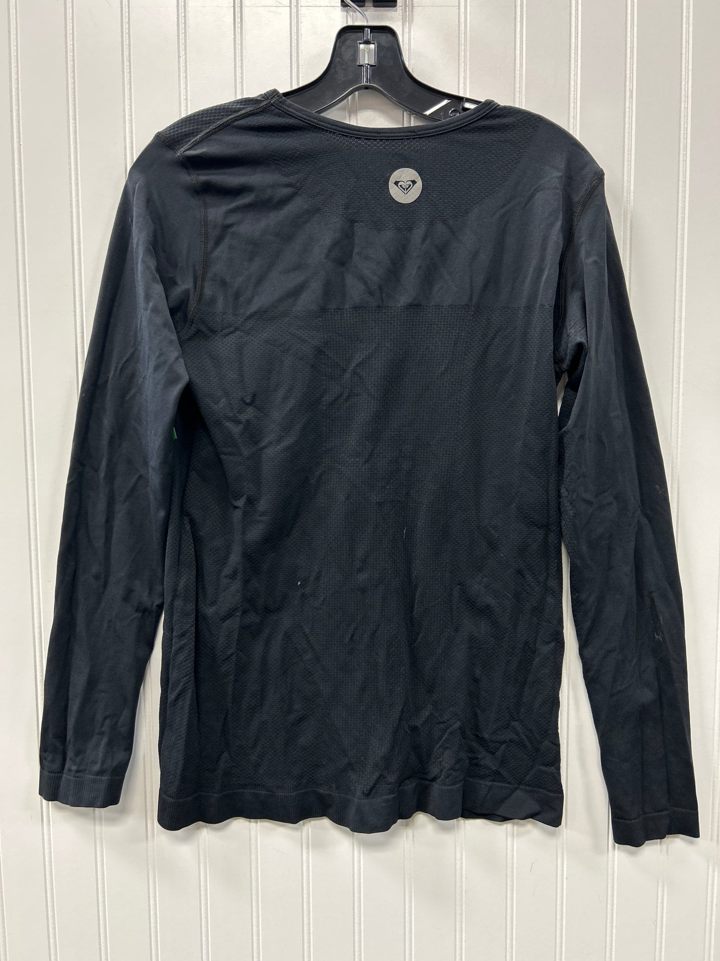 Athletic Top Ls Collar By Roxy In Black, Size:L