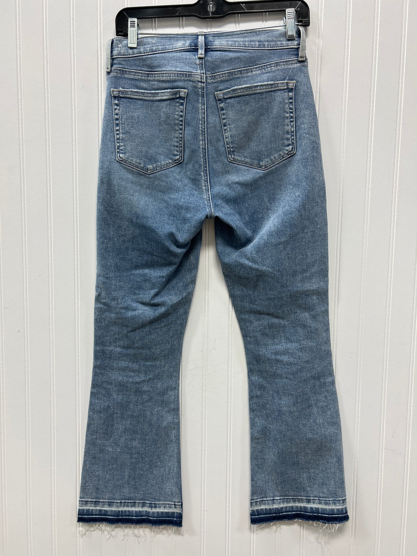 Jeans Flared By Loft In Blue Denim, Size:2