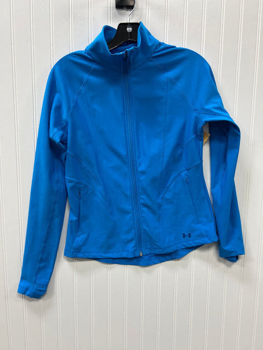 Athletic Jacket By Under Armour In Blue, Size:M