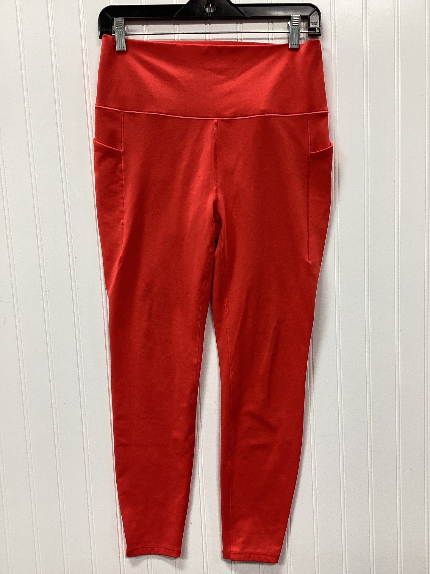 Athletic Leggings By Cmc In Red, Size:L