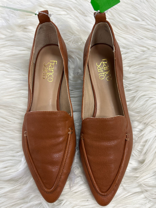 Shoes Flats By Franco Sarto In Brown, Size:7.5