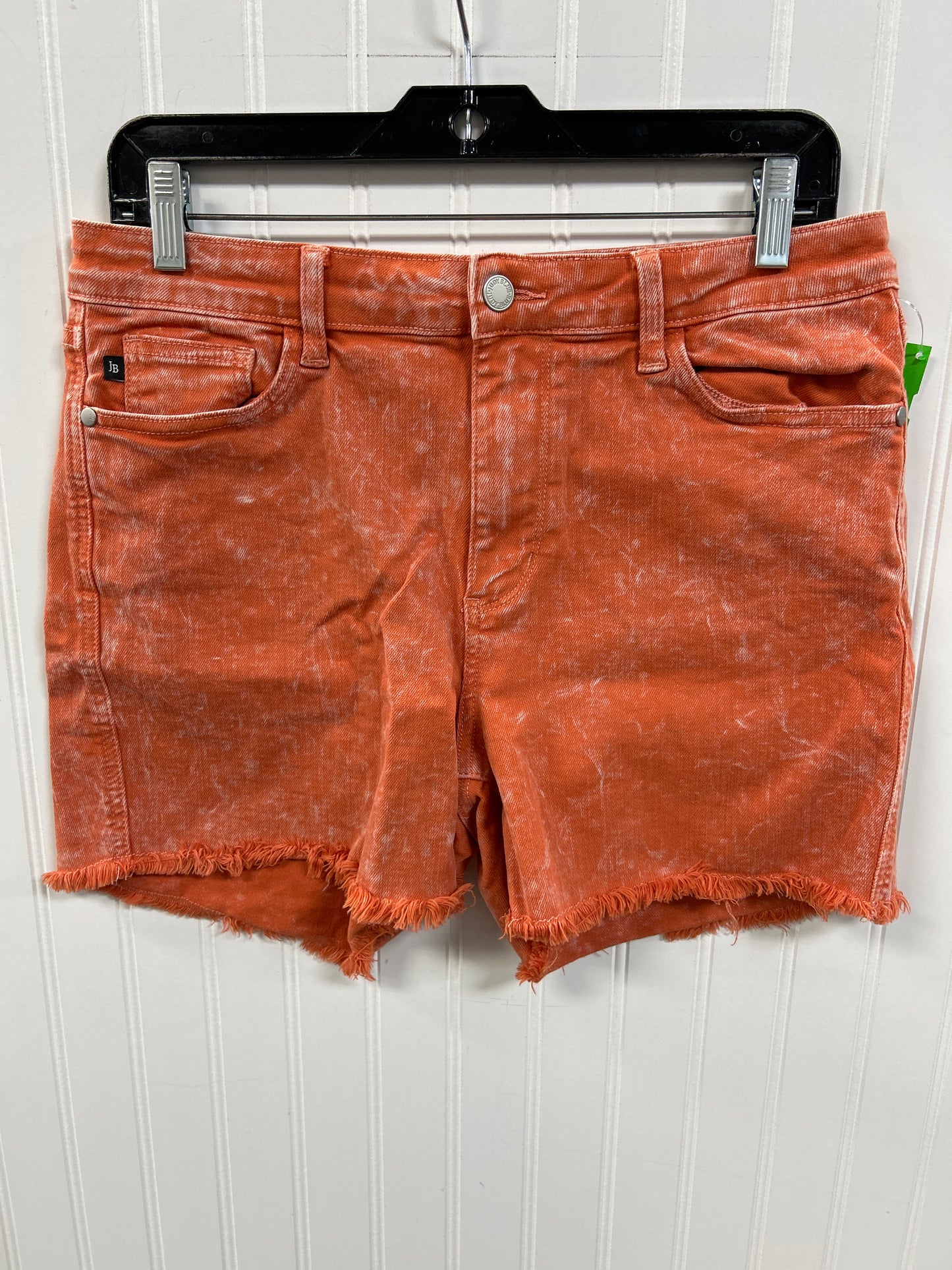 Shorts By Judy Blue In Orange Denim, Size:14