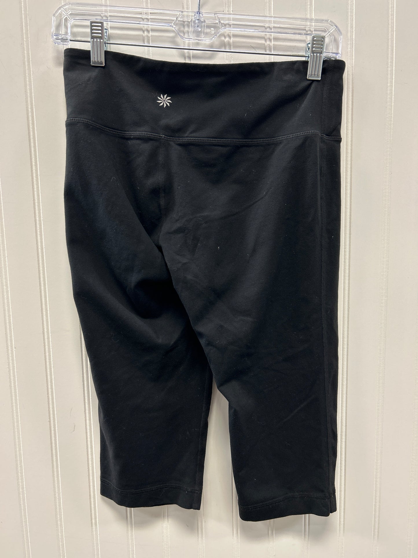 Athletic Leggings Capris By Athleta In Black, Size:M