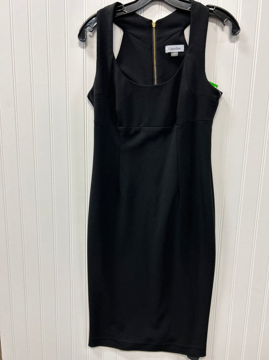 Dress Work By Calvin Klein In Black, Size:4
