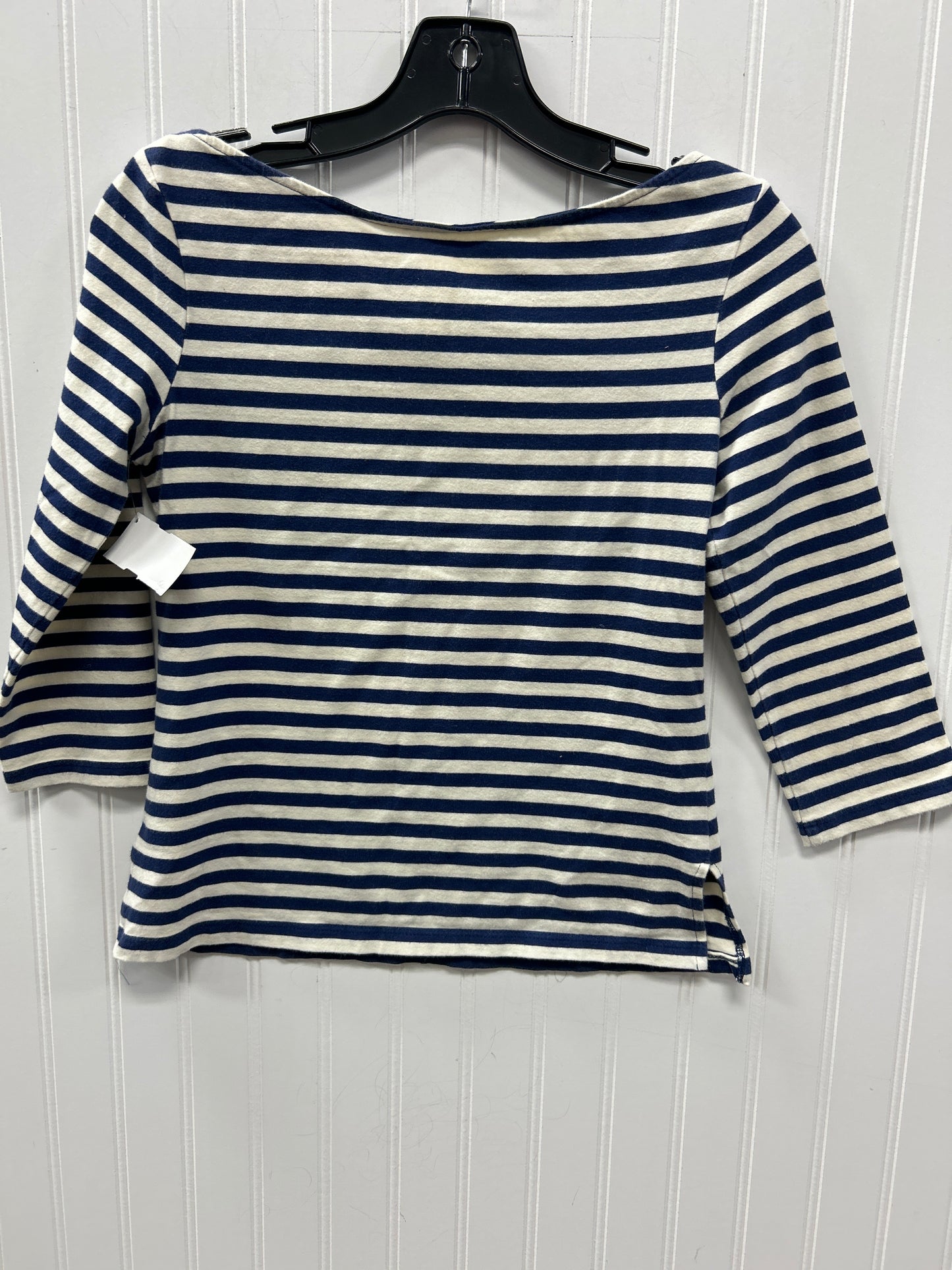 Top Ls Designer By Kate Spade In Blue & Cream, Size:S