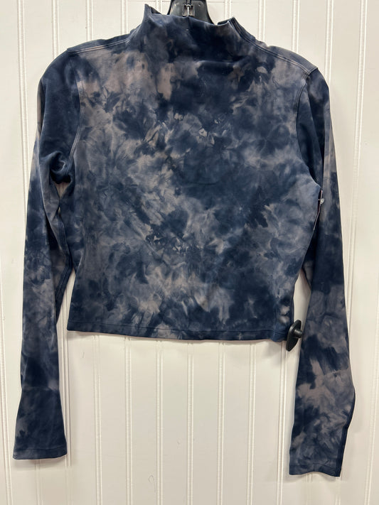 Athletic Top Ls Collar By Lululemon In Blue, Size:8