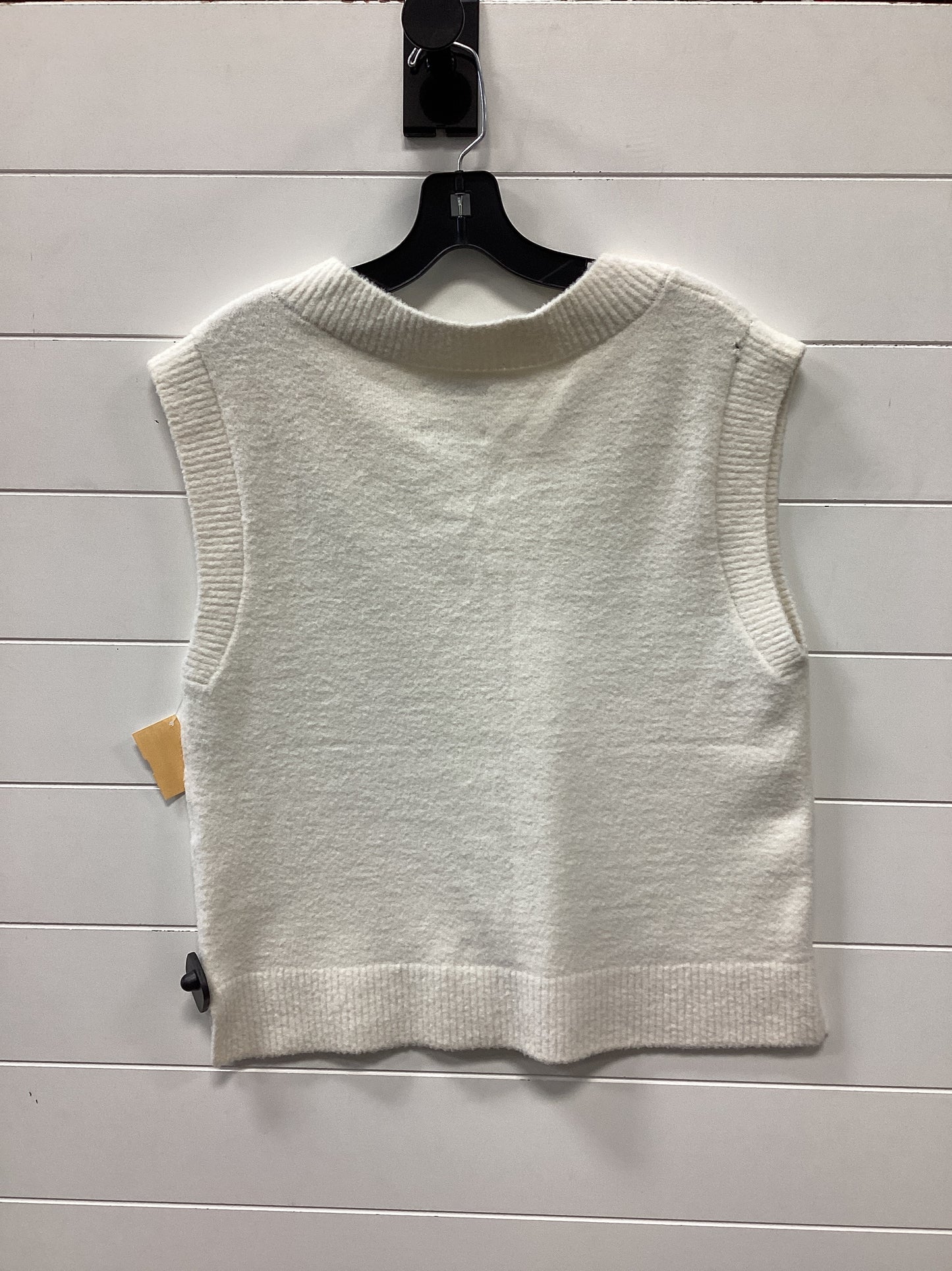 Vest Sweater By Abercrombie And Fitch In Cream, Size:S