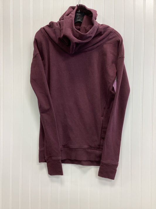 Athletic Sweatshirt Hoodie By Lululemon In Purple, Size:2