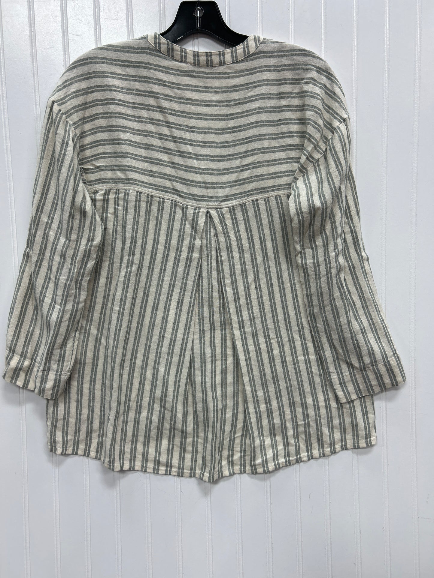 Top Ls By Madewell In Cream & Green, Size:Xxs