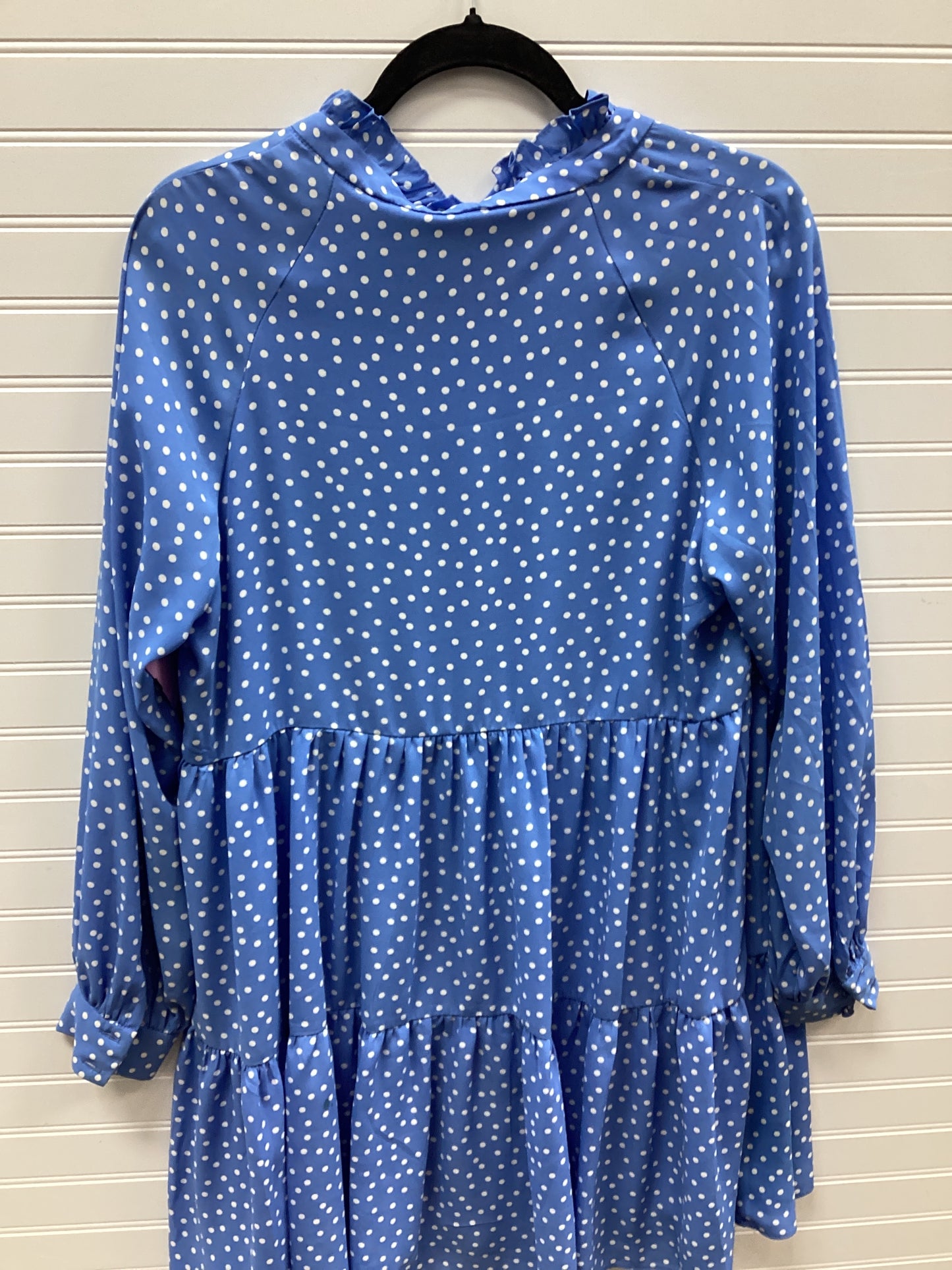 Dress Casual Midi By Msk In Blue, Size:L