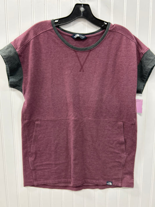 Athletic Top Ss By The North Face In Red, Size:M