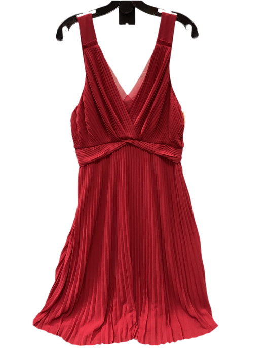 Dress Party Long By White House Black Market In Red, Size:L