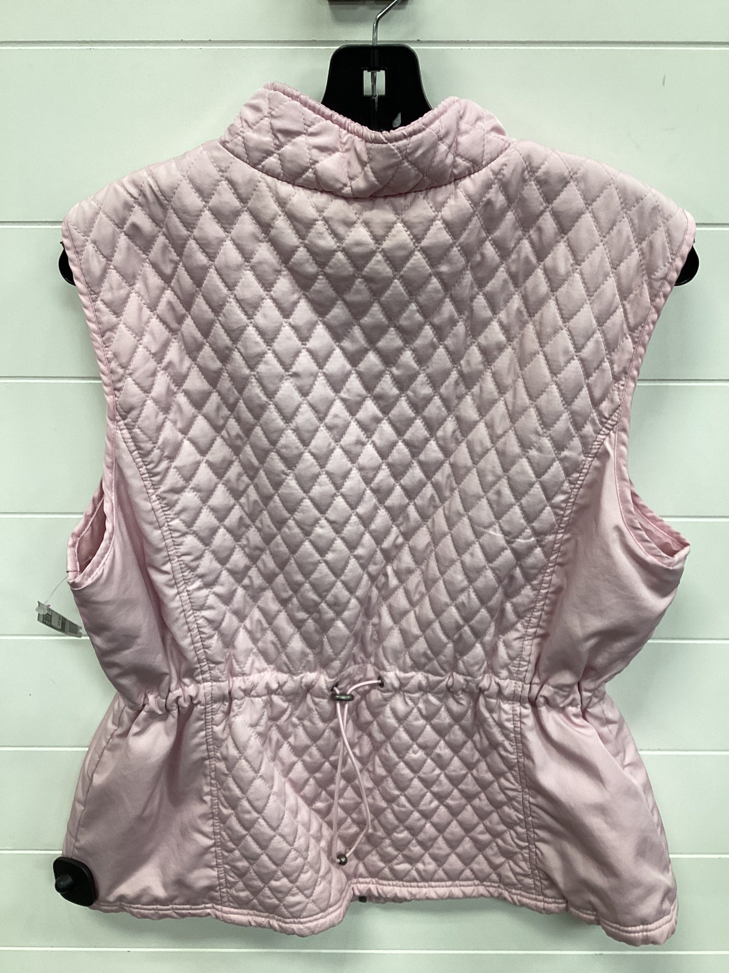Vest Puffer & Quilted By Relativity In Pink, Size:Xl