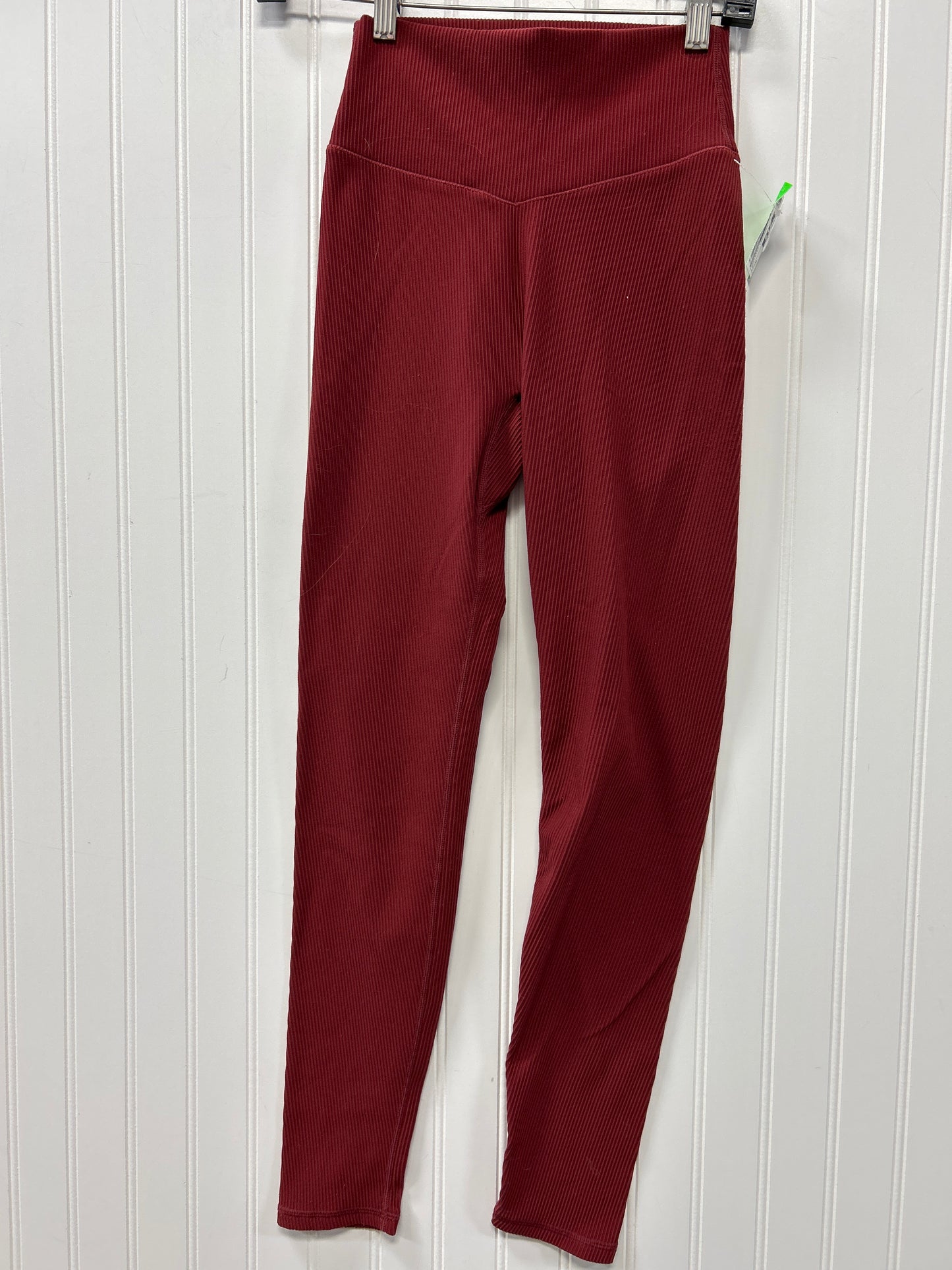 Athletic Leggings By Buffbunny In Red, Size:M