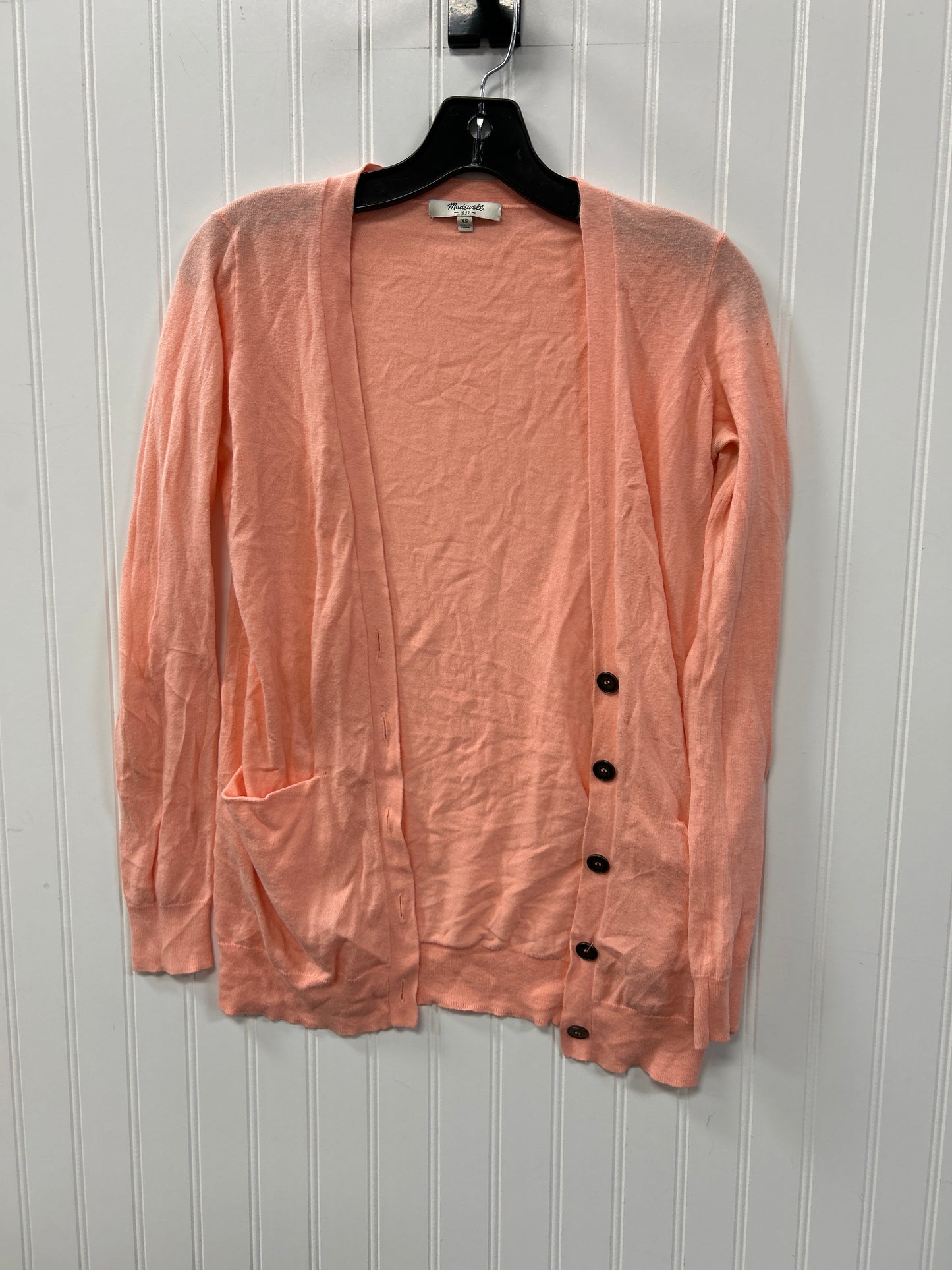Cardigan By Madewell In Coral, Size:Xs