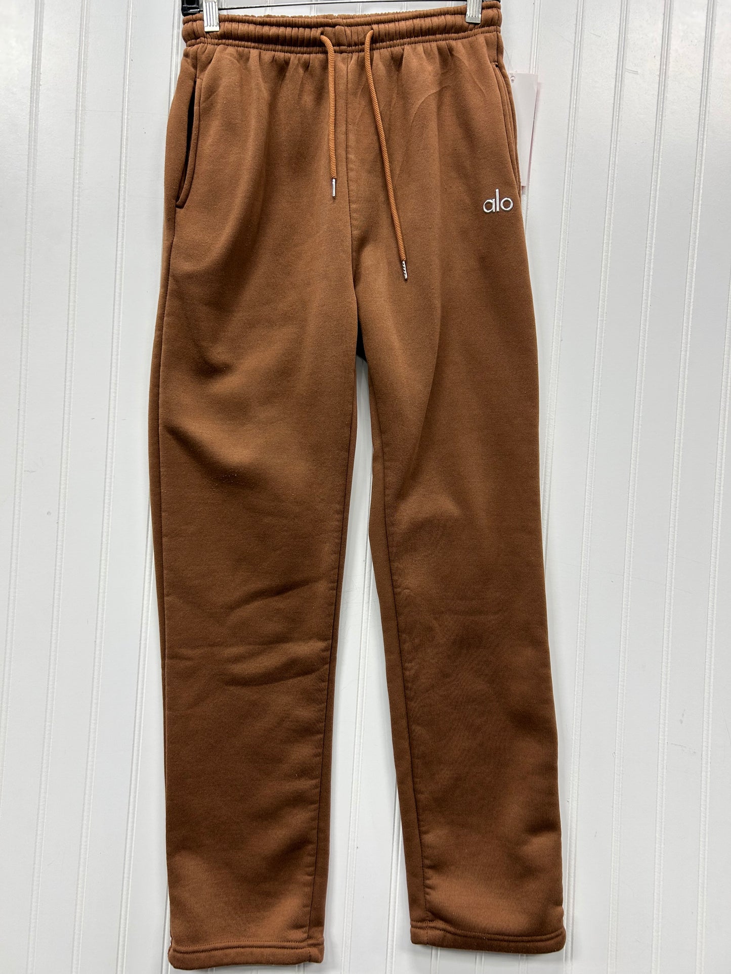 Athletic Pants By Alo In Brown, Size: M