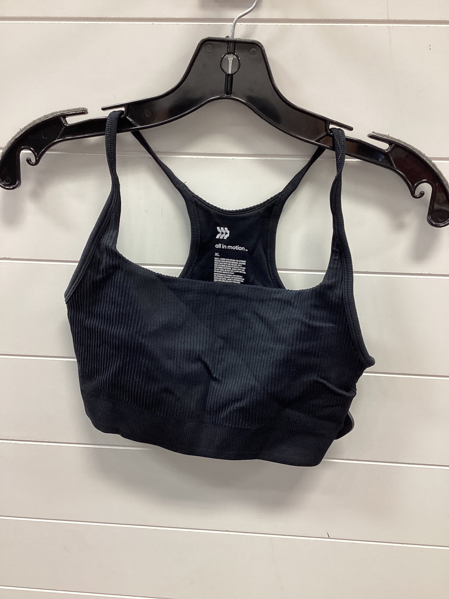 Athletic Bra By All In Motion In Black, Size:Xl