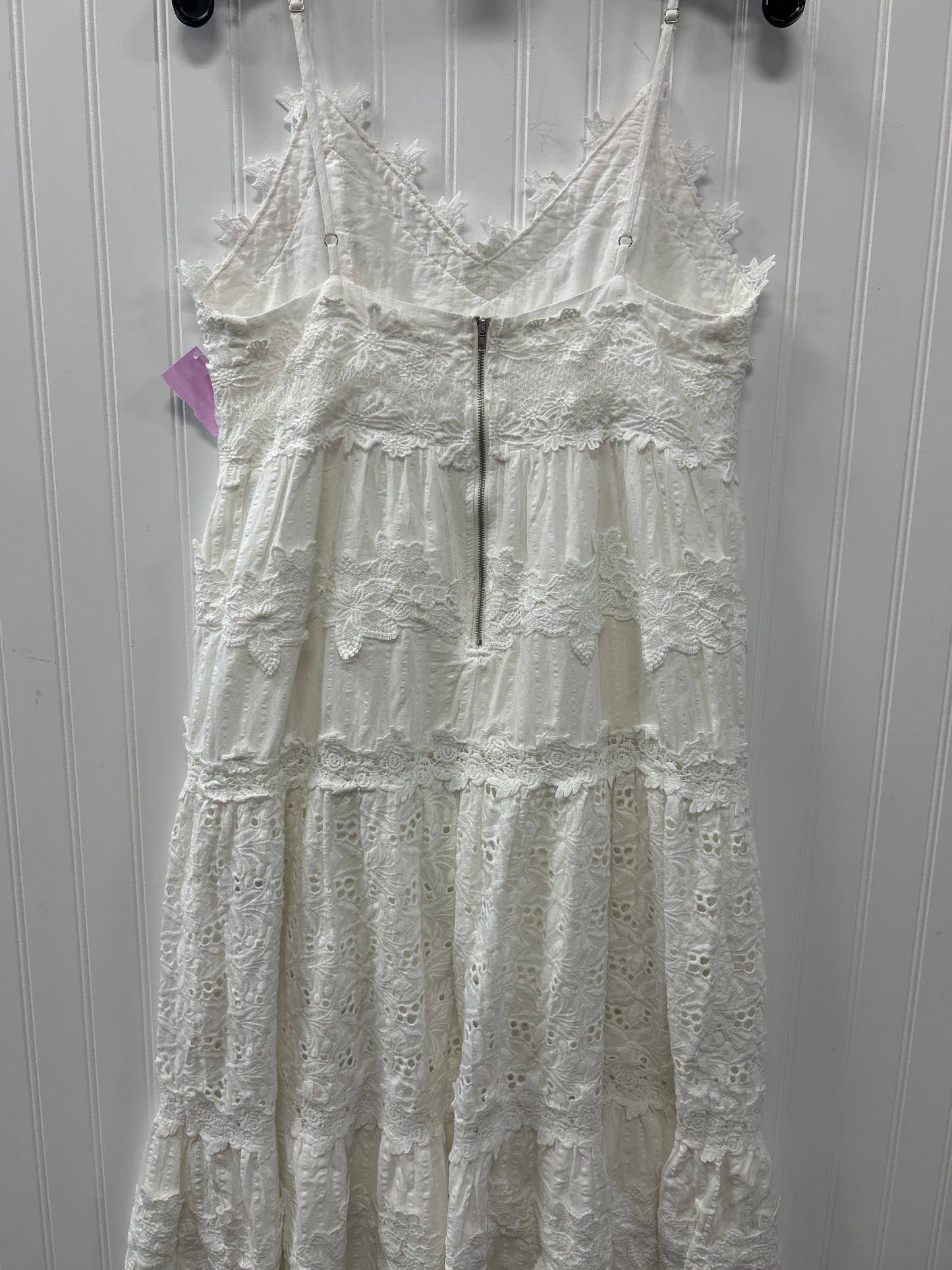 Dress Casual Maxi By Pol In White, Size:L