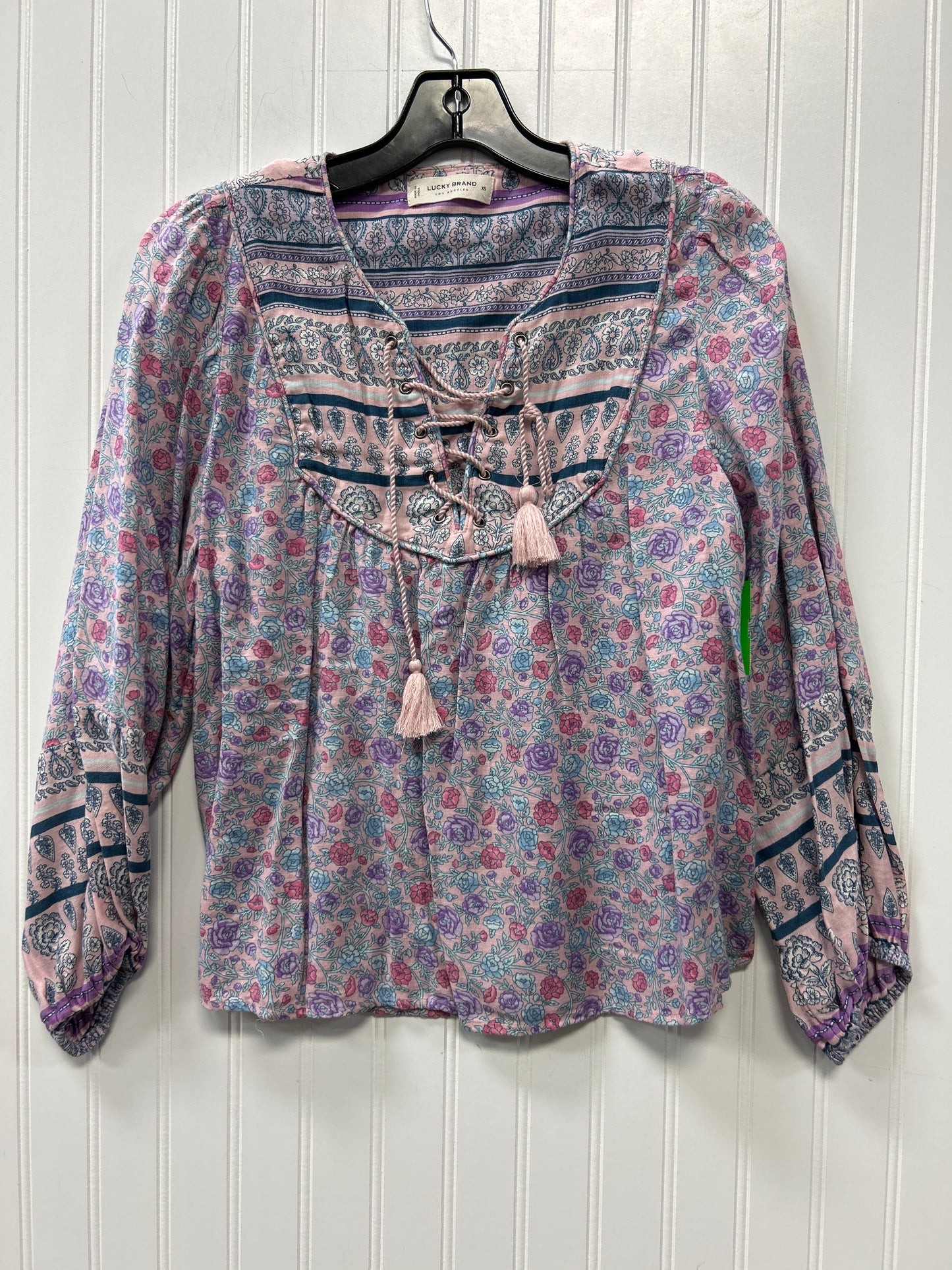 Top Ls By Lucky Brand In Purple, Size:Xs