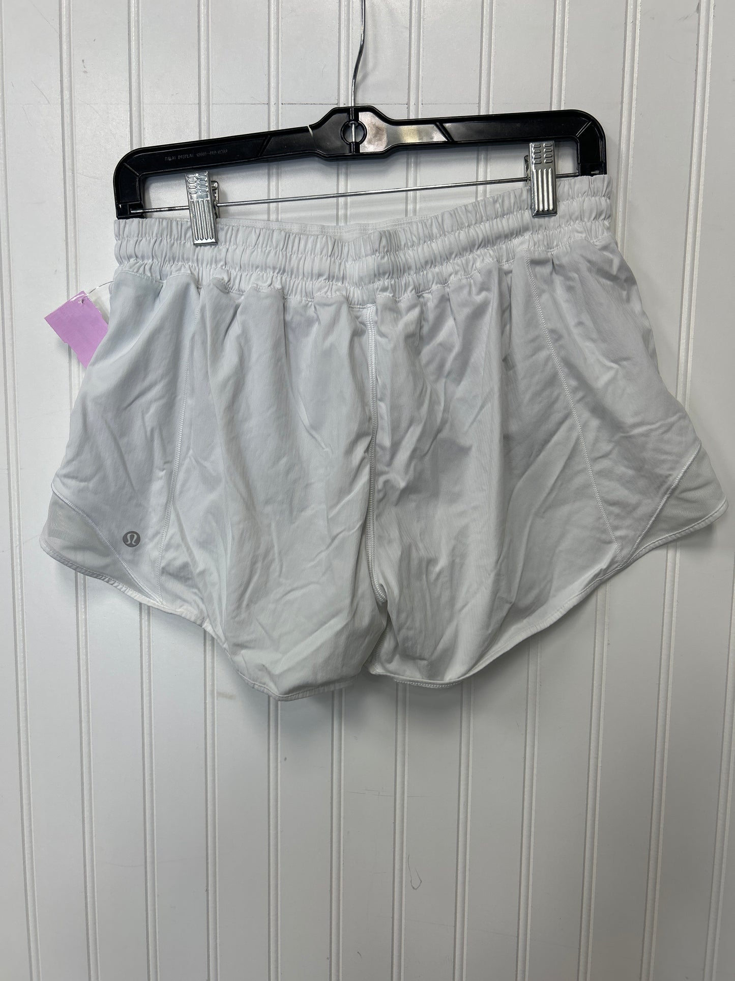 Athletic Shorts By Lululemon In White, Size:12