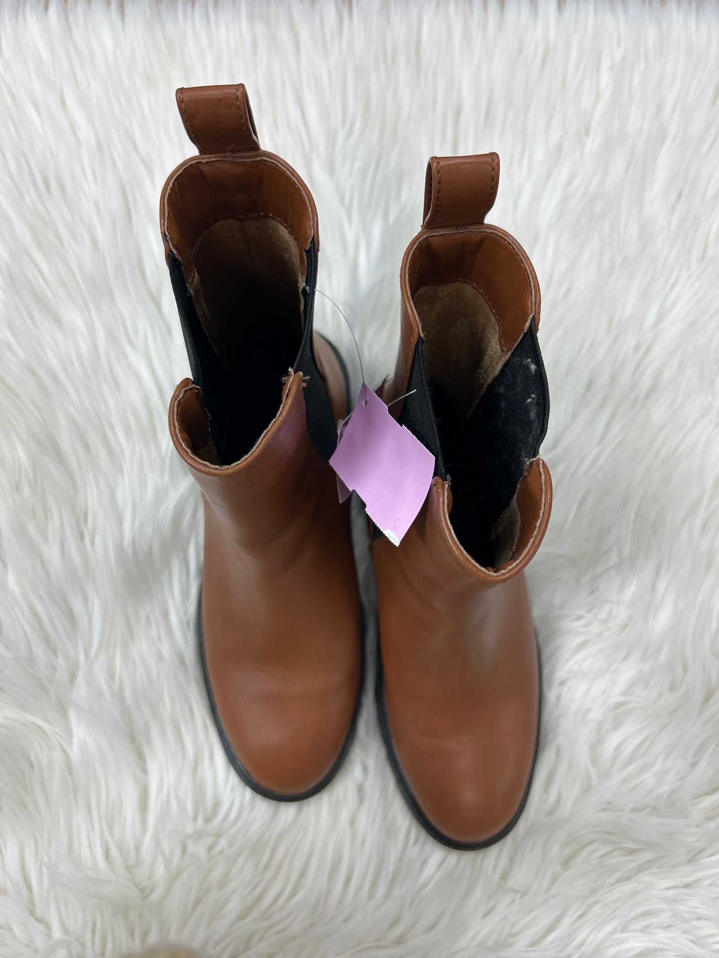 Boots Ankle Heels By Amazon Essentials In Brown, Size:7.5