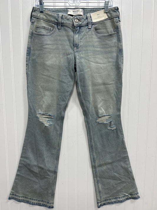 Jeans Boot Cut By Hollister In Blue Denim, Size:6