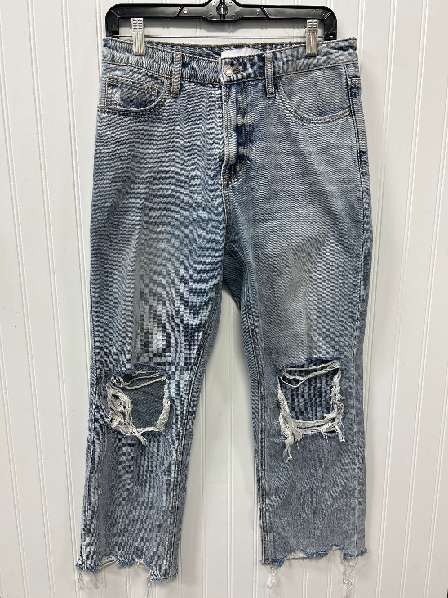 Jeans Straight By Vervet In Blue Denim, Size:4