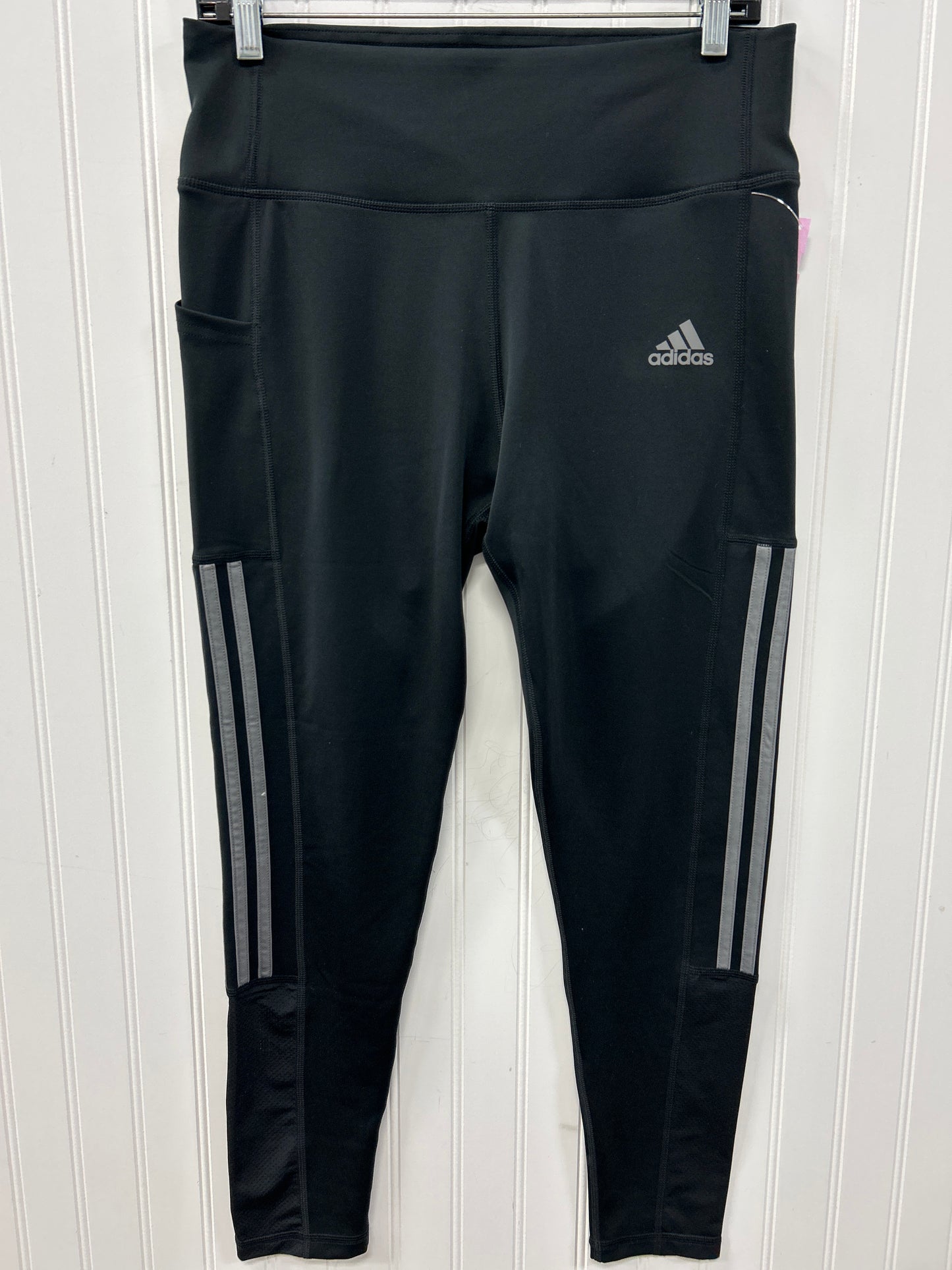 Athletic Leggings By Adidas In Black, Size:L