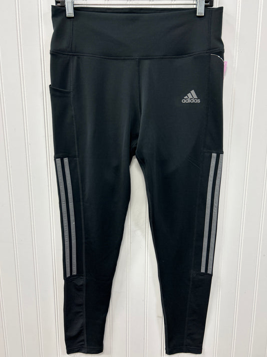 Athletic Leggings By Adidas In Black, Size:L
